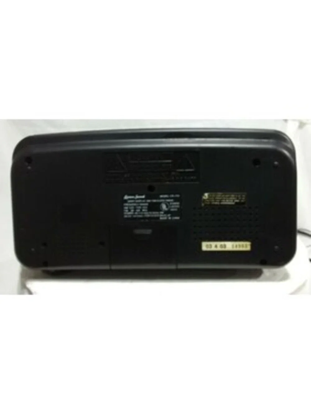 Lenoxx Sound CR-773 Digital AM/FM Alarm Clock Radio Compact Bedroom Tested Works